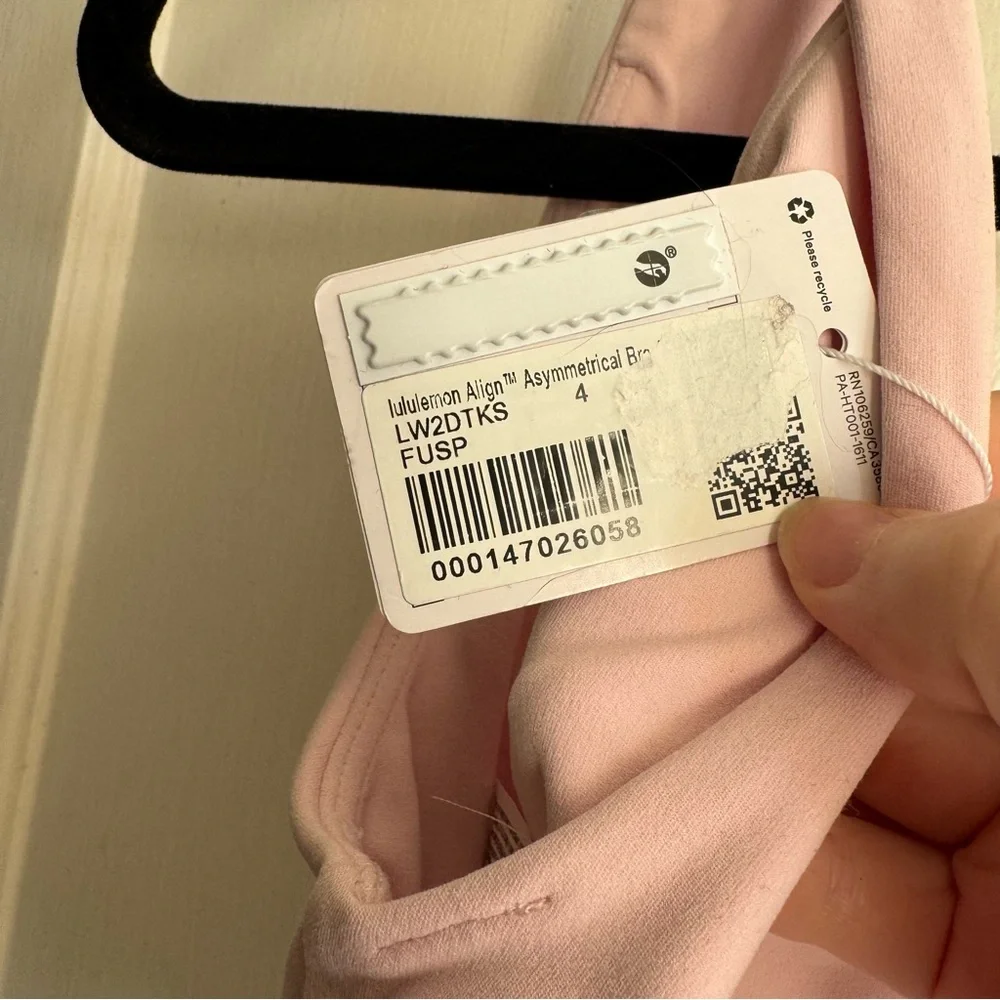 Lululemon Align Asymmetrical Bra *Light Support, A/B Cup
Flush Pink - Picture 6 of 7